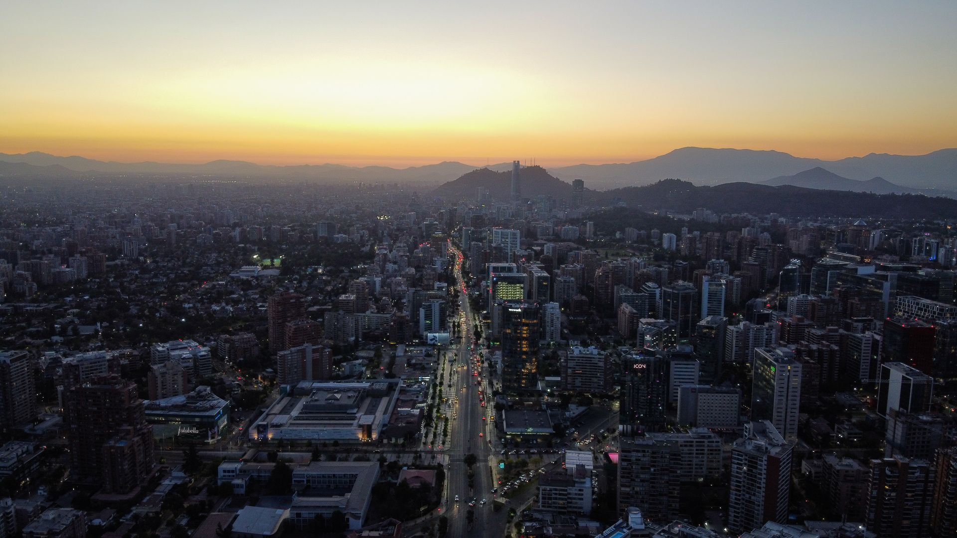 Santiago de Chile skyline